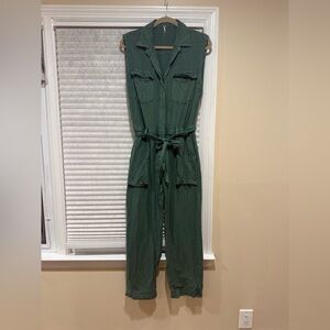 YFB green jumpsuit